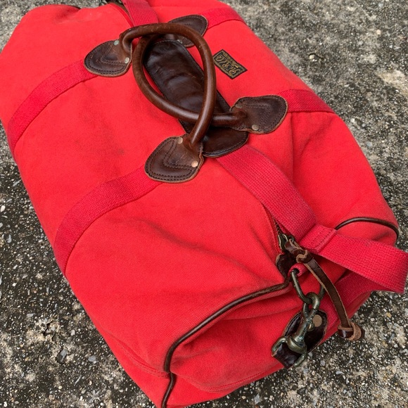 POLO RALPH LAUREN Canvas Leather Weekender Bag - Picture 5 of 7